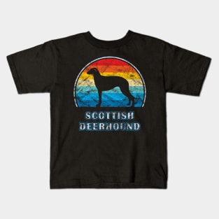 Scottish Deerhound Vintage Design Dog Kids T-Shirt
